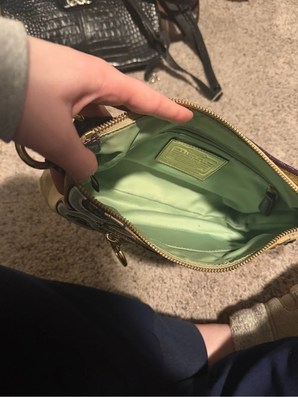 Vintage Coach Poppy Purse Y2K Shoulder bag